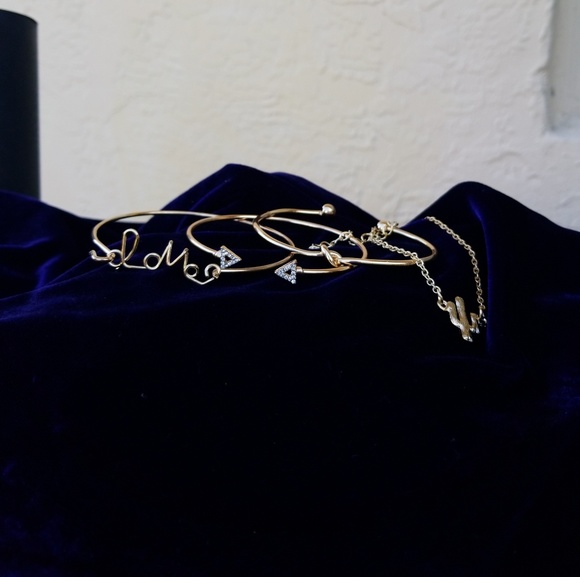 Pick 2 - Adjustable Love knot Bangle Cuff Bracelet - Picture 2 of 2